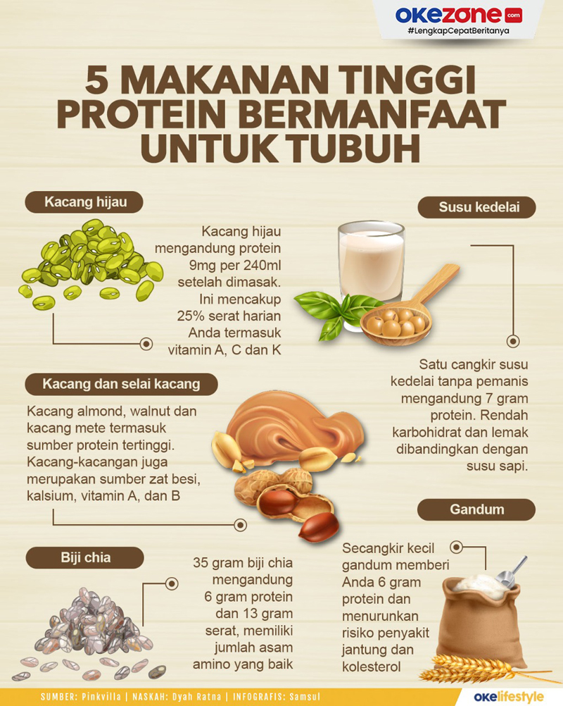 makanan tinggi protein